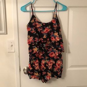 Forever 21 Floral romper